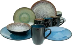 CreaTable 23629 Kombiservice Bali Für 4 Personen, Steinzeug, Mehrfarbig (1 Set, 16-teilig) 9 CreaTable 23629 Kombiservice Bali Für 4 Personen, Steinzeug, Mehrfarbig (1 Set, 16-teilig) -Leonardo Verkäufe 3e79e8365931608a955de0c509f64462