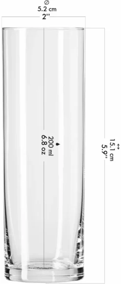 KROSNO Hohe Wassergläser, 6er-Set, 200 Ml -Leonardo Verkäufe 3ee2841014a3da37c57fbfa742945c63