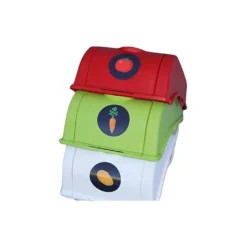 Vorratsdose Für Kartoffeln, Gemüse, Obst, Zwiebeln, Aufbewahrungsbox, Kunststoff, Weiße Kartoffelbox Für Ca. 4 Kg Kartoffeln + 6 Aufkleber Mit Gemüsesorten -Leonardo Verkäufe 4435ab16c3ff549906583ddeb7ff06ff