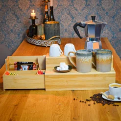 Kaffee Und Tee Bambus Box 36x17x16 Kaffeekapsel Organizer Holz Teebox Schublade -Leonardo Verkäufe 44e766d2051ff0ad48ceacfc4d380f11