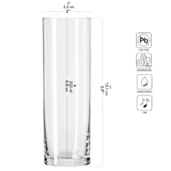KROSNO Hohe Wassergläser, 6er-Set, 200 Ml -Leonardo Verkäufe 4532e6c5042f479e9ef499bff4995d38