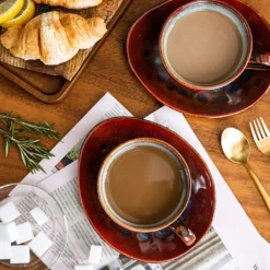 Vancasso Kaffeeservice »STARRY« 8-tlg Steinzeug Kaffeeset Mit Kaffeetasse, Untertasse -Leonardo Verkäufe 45b2489dfce232c8f7911f1dcdc36e49