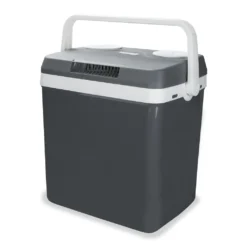 EINFEBEN Kuehlbox Tragbare 32 Liter, Thermo-Elektrische Kuehlbox, Wärmen Und Kühlen Mini-Kuehlschrank 12 Volt Und 230 Volt, ECO-Modus, Mit Tragegriff, Für Auto, Innenraum, Camping Kühlboxen