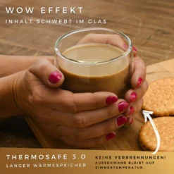 Felino® Latte Macchiato Gläser Doppelwandige Thermogläser Set [6 Stück] [350 Ml] Glas Tassen Groß Für Cappuccino, Kaffee, Espresso -Leonardo Verkäufe 46669e6f0505fdc646fb70141570f4f4