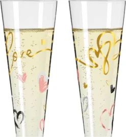 Goldnacht Champagnerglas-Set F23 Von Carolin Oliveira -Leonardo Verkäufe 46885908204d67282854bace06717c53