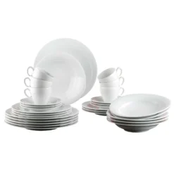 Seltmann Weiden Trio Weiß Kombiservice 30-tlg.