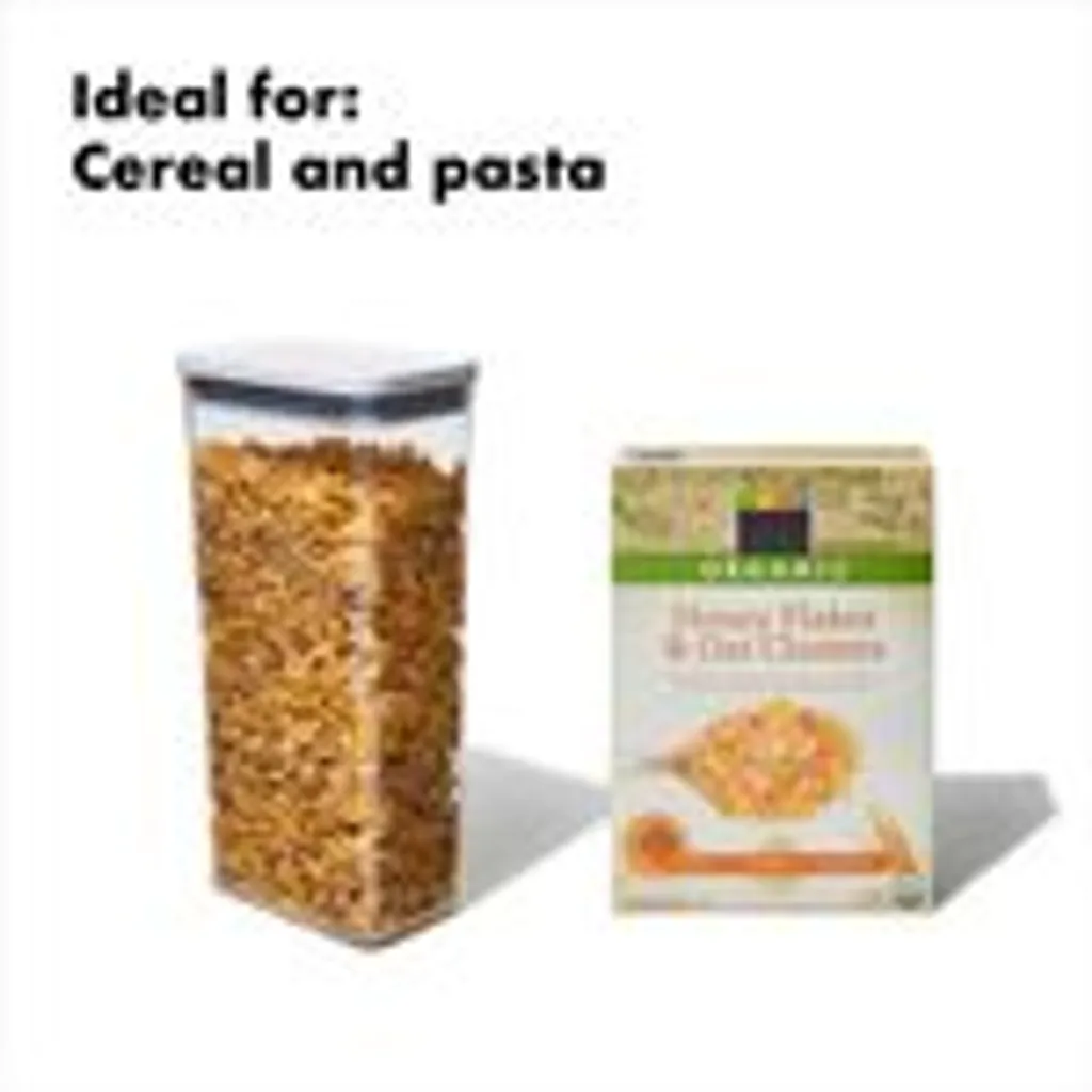 OXO Good Grips POP-Behälter – Luftdichte, Stapelbare Aufbewahrungsbox Mit Deckel Für Lebensmittel – 3,5 L Für Nudeln Und Mehr 4 OXO Good Grips POP-Behälter – Luftdichte, Stapelbare Aufbewahrungsbox Mit Deckel Für Lebensmittel – 3,5 L Für Nudeln Und Mehr – Bild 4