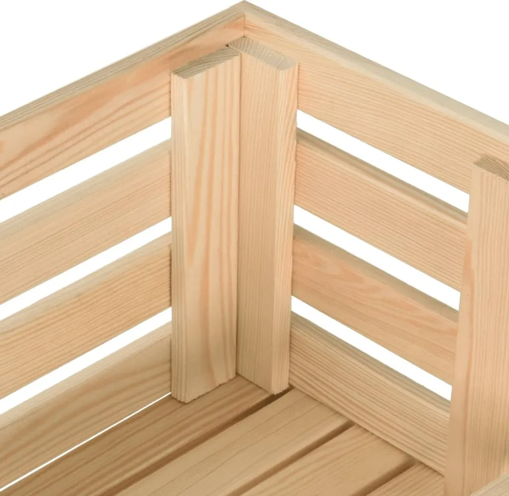 VidaXL Gemüsewagen 77x30x80 Cm Massivholz Kiefer 9 VidaXL Gemüsewagen 77x30x80 Cm Massivholz Kiefer – Bild 9