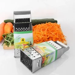 Gourmet Vierkantreibe,Reibe Edelstahl, 4 Reibeflächen, Ideal Als Kartoffelreibe, Gemüsehobel -Leonardo Verkäufe 4bfadc9ace45ada18b1b15bf81228faf