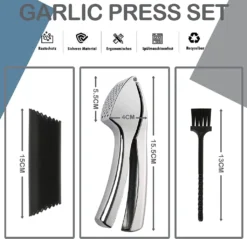 LOZAYI Knoblauchpresse,15,5 Cm Knoblauch- Und Ingwerpresse Mit Ergonomischem Griff Aus Zinklegierung, Praktischer, Rostfrei Und Leicht Zu Reinigen, 10 LOZAYI Knoblauchpresse,15,5 Cm Knoblauch- Und Ingwerpresse Mit Ergonomischem Griff Aus Zinklegierung, Praktischer, Rostfrei Und Leicht Zu Reinigen, -Leonardo Verkäufe 4d6d9f3f23019884ef7312db239976b6