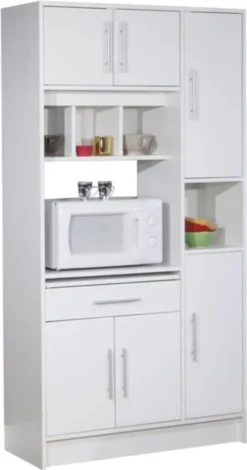 Küchenbuffet Buffetschrank Mit 5 Türen & 1 Schublade - Weiß - MADY -Leonardo Verkäufe 4dd60129ecaed8ea5e681322333d1e9e