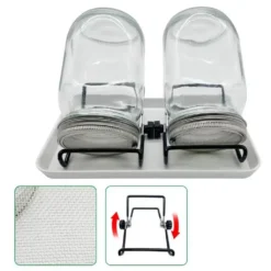 2x 750ml Sprossenglas Set Samenkeimer Mit Edelstahl Siebdeckel + Ständer, Das Sprossenglas Für Sprossen 21 2x 750ml Sprossenglas Set Samenkeimer Mit Edelstahl Siebdeckel + Ständer, Das Sprossenglas Für Sprossen -Leonardo Verkäufe 4e978bd3da6a341147c540423aef6558