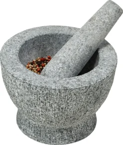 Kesper Mörser Mit Schlegel, Granit, ? 18 Cm / Höhe: 12 Cm, 71502