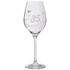 Swarovski Weinglas 360 Ml - 35-jähriges Jubiläum -Leonardo Verkäufe 50cd77f65fda6566241f07b57e943994