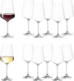 Leonardo Weinglas 12er Set PUCCINI Rotwein 6er Set Und Weißwein 6er Set Gläserset 069554 + 069553 -Leonardo Verkäufe 50fa54dede417a7832a1e3a94e20b423