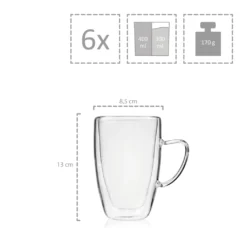 Sänger SÄNGER Doppelwandiges Cappuccino Gläser Set Mit Henkel 6 Teilig 7 Sänger SÄNGER Doppelwandiges Cappuccino Gläser Set Mit Henkel 6 Teilig -Leonardo Verkäufe 51b4203d31ed9e800faef7a978d57f75