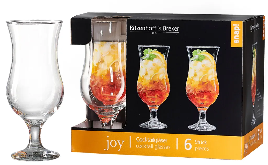 Ritzenhoff & Breker Cocktailglas "JOY" Glatt 0,39 L Spülmaschinenfest 6 Stück 1 Ritzenhoff & Breker Cocktailglas "JOY" Glatt 0,39 L Spülmaschinenfest 6 Stück