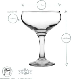 Rink Getränk 5 Tier Champagne Turm Set - 35 Gläser - 200 Ml Weinlese-Champagne Coupe Saucers -Leonardo Verkäufe 53a183678d4603a8b756291a0bd9162d