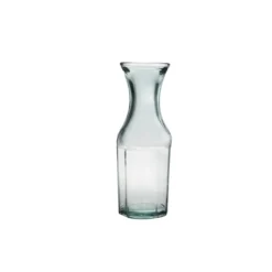 Glaskaraffe Casual 1000 Ml Wasserflasche Krug Retro Recycling-Glas
