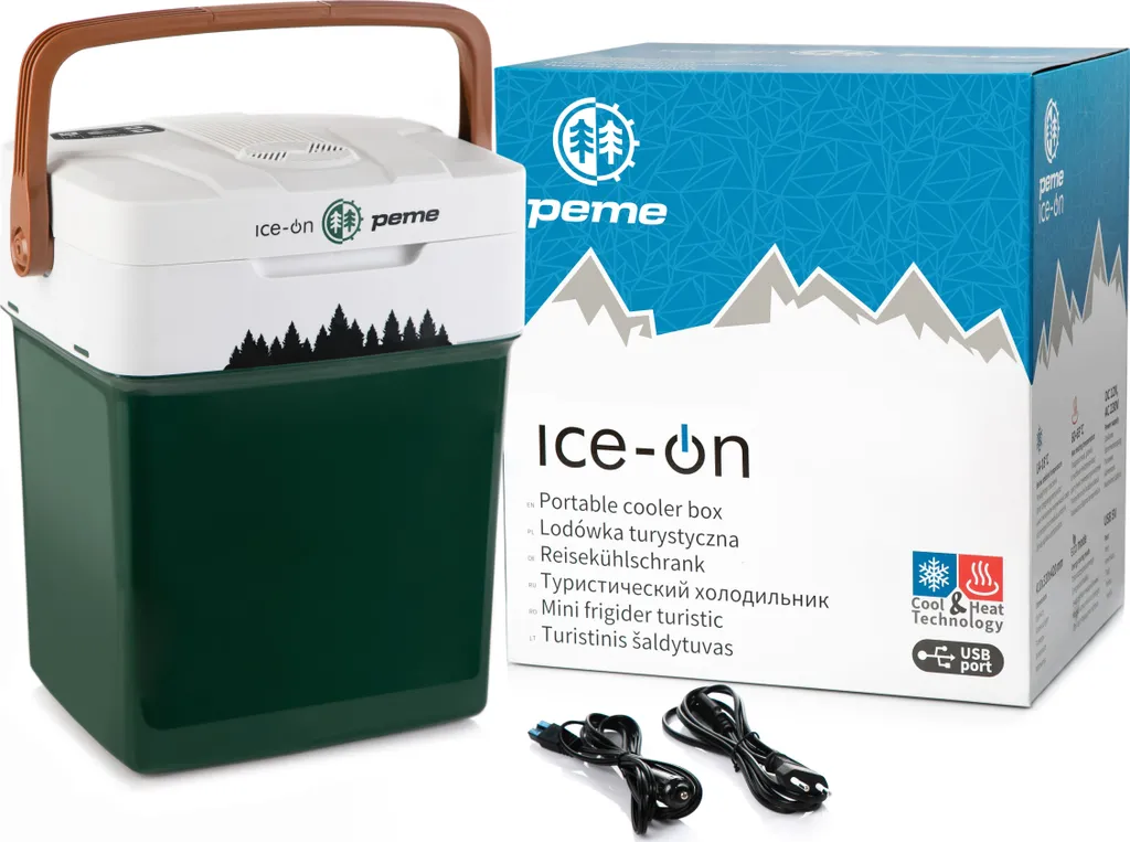 Tragbare Kühlbox Peme Ice-on Mini-Kühlschrank Für Auto Und Camping 32 Liter - In Pine Forest Grün 7 Tragbare Kühlbox Peme Ice-on Mini-Kühlschrank Für Auto Und Camping 32 Liter - In Pine Forest Grün – Bild 7