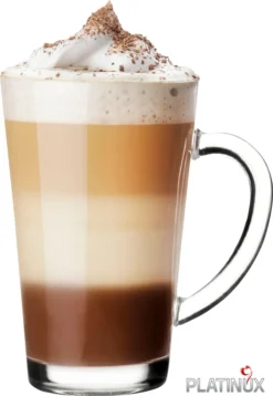 Latte Macchiato Gläser Mit Griff Aus Glas Set (6-Teilig) 270ml (max. 350ml) Kaffeegläser -Leonardo Verkäufe 57cb9fd960f6e923bc9f6e89338b2e1e