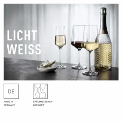 LICHTWEISS JULIE WEIßWEINGLAS-SET #1 VON NADINE NIGGEMEIER -Leonardo Verkäufe 57ebd48214c4085311dc07a7a625c860