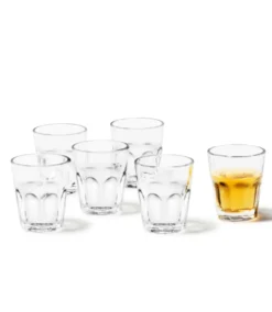 Leonardo Rock Stamper, Schnapsglas, Pinnchen, Shotglas, Glas, 40 Ml, 6er Set, 12994