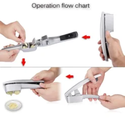 2 In 1 Knoblauchpresse Zerkleinerungsmaschine Und Knoblauchscheibenfunktion Crush -Leonardo Verkäufe 59ad8bfed002ca24da55e83fbbbfccd8