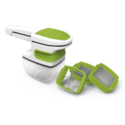 Gemüseschneider Multischneider Küchenreibe 4 Schneideinsätze Allesschneider 5in1