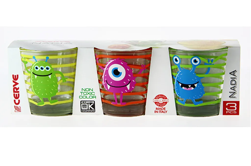 Monster - Wassergläser - 25cl - (12er-Set) 1 Monster - Wassergläser - 25cl - (12er-Set)