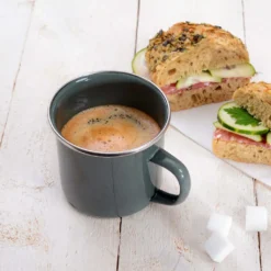 GRÄWE Camping Geschirr Set 4 Personen Grau -Leonardo Verkäufe 5b5f2ab231026970aaceb65f0f541560