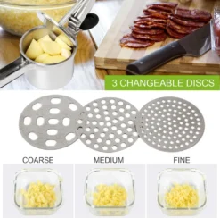 Kartoffelpresse Aus Edelstahl, Spätzlepresse, Professionelle Spätzlechef Mit 3 Lochscheiben, Kartoffelpresse Für Kartoffelpüree, Obstsäfte, Gemüsebrei, Presse Ricer -Leonardo Verkäufe 5b97e150fd3a72aa5fc2bd25eae36c89