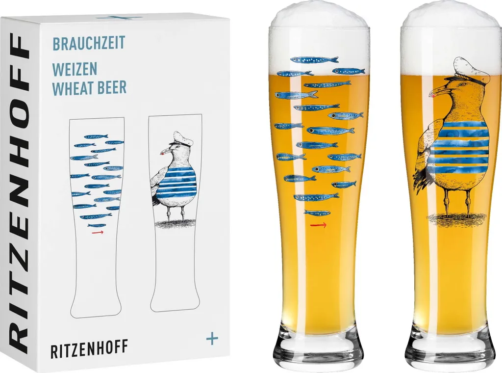 Brauchzeit Weizenbierglas-Set #13, #14 Von Daniela Garreton 1 Brauchzeit Weizenbierglas-Set #13, #14 Von Daniela Garreton