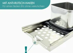 Spätzlehobel Mit Teigschlitten, Spätzlereibe Für Topfdurchmesser Bis Zu 24 Cm, Rostfreier Edelstahl/Kunststoff, Knöpfle -Leonardo Verkäufe 5d413ab219ef5f93375595afd2753433