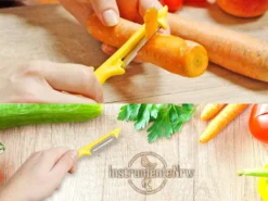 Sparschäler 4er Set Schäler Obst Gemüse Mit Rostfreier Scharfer Pendelklinge Universalschäler Für Rechts Und Linkshänder Allzweckschäler Zum Schälen Von Obst Gemüse Spülmaschinen Geeignet Gelb -Leonardo Verkäufe 5daf2ec0248fca88ddcf41c63e6e76e3 1