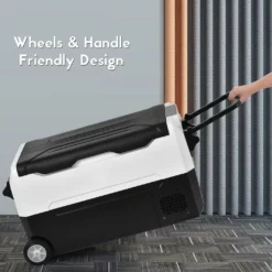 Merax Elektrisch Kühlbox Mit Kompressor 31.5L Schwarz, Mini Kühlschrank Tragbar Kühlleistung Bis -20° C, Gefrierbox 12/24 V Und 230 V Für Büro, Auto, Camping, Garten -Leonardo Verkäufe 5e1488582d95c3a06711437288f685e6