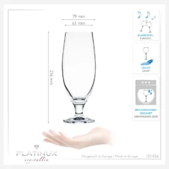 Bierkelche 500ml (max. 580ml) Set 6-Teilig Bierglas Weizengläser Aus Crystalline Glas -Leonardo Verkäufe 5ea42374ba19e8222eb47e296f6b09dd