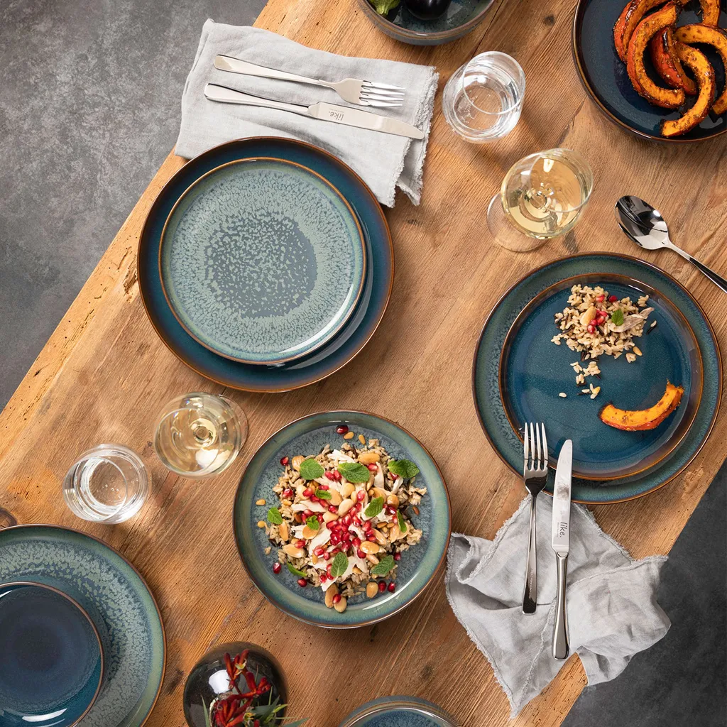 Like. By Villeroy & Boch Tafelset Crafted Breeze Blau,braun 5 Like. By Villeroy & Boch Tafelset Crafted Breeze Blau,braun – Bild 5