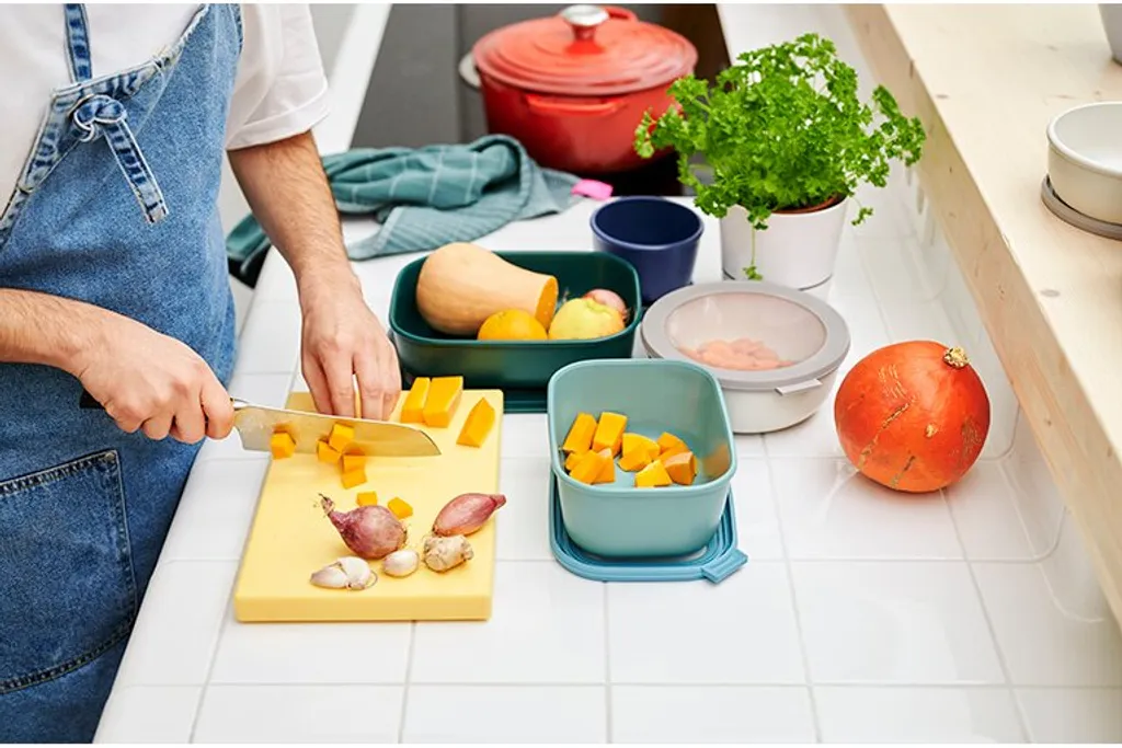 Mepal - Cirqula Vorratsdose Multi Schüssel & Schalen Rechteckig - Aufbewahrungsbox & Frischhaltedosen Mit Deckel - 500 Ml - Nordic Blush 2 Mepal - Cirqula Vorratsdose Multi Schüssel & Schalen Rechteckig - Aufbewahrungsbox & Frischhaltedosen Mit Deckel - 500 Ml - Nordic Blush – Bild 2