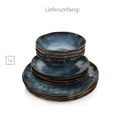 Sänger SÄNGER Steingut Geschirrset Tokio, Tafelservice 12 Teilig Für 4 Personen -Leonardo Verkäufe 61f39e69bf91ade5fffa9ebf57b1cb05