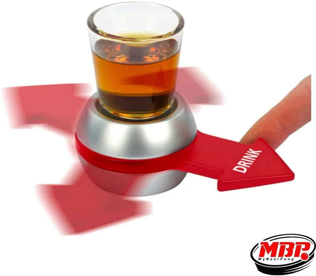 Shot Glas Spinner | Party-Spiel | Trinkspiel | Einschenken, Drehen, Trinken. Inklusive Shotglas Und Drehmechanismus 2 Shot Glas Spinner | Party-Spiel | Trinkspiel | Einschenken, Drehen, Trinken. Inklusive Shotglas Und Drehmechanismus – Bild 2