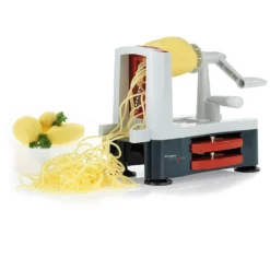 Westmark 113-32260 Gemüseschneidemaschine SPIROMAT, Rot/weiß/grau (1 Stück) -Leonardo Verkäufe 6677b0a02915f5464add16c844575d4b