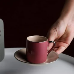 Artvigor, Porzellan Kaffeeservice, Bunt 12 Teilig Kaffee Set, Mit 6 Espressotassen 80 Ml, 6 Untertassen, Mehrfarbig -Leonardo Verkäufe 68139441e99aa6d9eef7c4986933e211