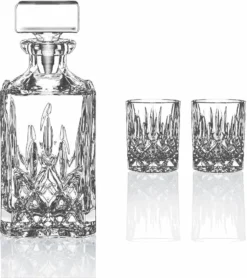 Nachtmann 0091899-0 Noblesse Whisky-Set, 1 X Karaffe/Dekanter + 2 X Whisky-Becher, Klar (1 Set) -Leonardo Verkäufe 6882b73938b3cbb31a6e9f553952580e