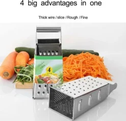 Gourmet Vierkantreibe, 21,5 * 8,5 Cm, Ideal Als Kartoffelreibe, Gemüsehobel, Spülmaschinengeeignet -Leonardo Verkäufe 69210fde6d171427cdc985239725f98a