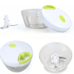 Zwiebelschneider - Manueller Zerkleinerer - Multizerkleinerer Mit Seilzug Für Zwiebel, Kräuter, Nüsse, Sahne - - Spülmaschinenfest,Gemüseschneider,HM-03955 -Leonardo Verkäufe 6b9bcff3d2fa22fd0b0041ea9f7d6ac9 1