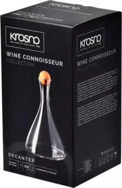KROSNO Wine Connoisseur Wein Karaffe Rotwein Dekanter, 1000 Ml, Handgemacht -Leonardo Verkäufe 6c47fc32514dfb597e0858d29631f0ff