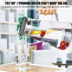 1500ml Wasserkaraffe Wasserkrug Karaffe Glaskrug Glaskaraffe Mit Edelstahl Filter Glas Kaltwasserkocher Karaffen 10 1500ml Wasserkaraffe Wasserkrug Karaffe Glaskrug Glaskaraffe Mit Edelstahl Filter Glas Kaltwasserkocher Karaffen -Leonardo Verkäufe 703015c98d372496f5fd1e5f7a3ac106