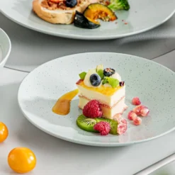 Tafelservice Steingut, Vancasso SABINE 32-teiliges Geschirrset, Modernes Kombiservice Für 8 Personen, Sesam Design -Leonardo Verkäufe 71d6bfe9d30715726174772e370c242c