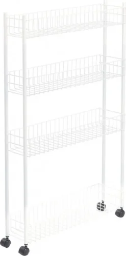 Metaltex Fino Allzweckwagen, 4 Etg. 60x16x95cm 341434 -Leonardo Verkäufe 71edb0890c7d7edc249fcccbffdc7324